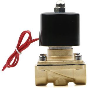 โซลินอยด์วาล์วไฟฟ้า 1/2 นิ้วทองเหลือง AC110V 2W-160-15 ปกติปิด สำหรับน้ำ อากาศ แก๊ส - Product Image 4