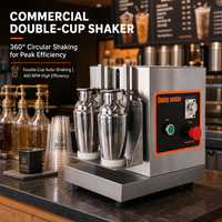 Machine à shaker 2-en-1 pour bouteilles à deux compartiments, machine à milkshake, vente en gros usine