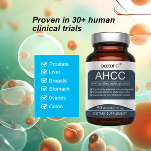 Ahcc Kruidensupplement, Met Geacyleerde Alfa-Glucanen, Voor Immuunondersteuning, Handhaaft Natuurlijke Killercelactiviteit, 60 Vegetarische Capsules - Product Image 4