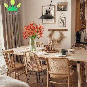 Fleurs artificielles de daphné, bouquet de fleurs de soie de printemps orange à longue tige pour arrangement floral, centre de table de fête de mariage - Product Image 4