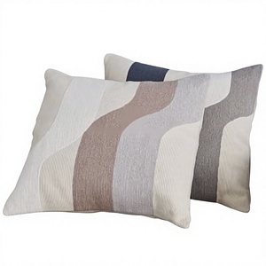 Lujo de lana de Cachemira hecho a mano Crewel bordado Cadena de lana cosida funda de cojín para sofá sala de estar producto de Venta caliente - Product Image 1