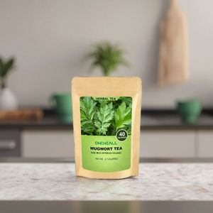 Kunden spezifische Natur Kräuter ergänzung Beifuß Teebeutel Getränk Wermut blatt Rohstoff Gesunder Beifuß Blätter Tee - Product Image 2