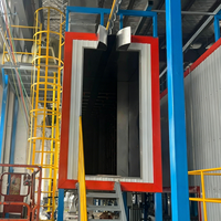 Ligne de pulvérisation automatique de poudre pour le processus de revêtement anticorrosion des composants de charpente en acier