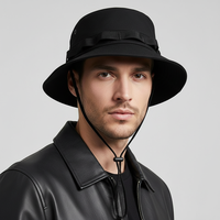 Sombrero de Pescador 100% Algodón, UPF 50+, Anti-Salpicaduras, Secado Rápido, Transpirable, para Senderismo al Aire Libre, Unisex, con Rayas, Protección Solar