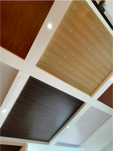 Diverses couleurs et textures Panneau ignifuge de rayures de plafond en PVC pour la salle de sport extérieure de l'hôtel et les salles de bain-pour la salle de bain à <span class=keywords><strong>Malte</strong></span> - Product Image 4