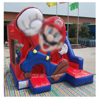 Château gonflable en PVC durable à prix abordable avec toboggan, combo gonflable pour enfants avec souffleur