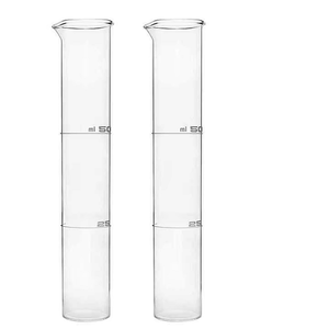 Cilindro Nessler Cilindro de laboratorio de vidrio transparente para análisis de agua y productos químicos Producto de suministro educativo - Product Image 6