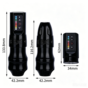 Máquina de Tatuaje Inalámbrica <span class=keywords><strong>FK</strong></span>, Tipo Pluma, Rotativa, con Batería, Carrera de 4.0 mm, 9000 RPM, Motor de Copa Hueca de Aleación de Aluminio para PMU, SMP y Microblading - Product Image 5