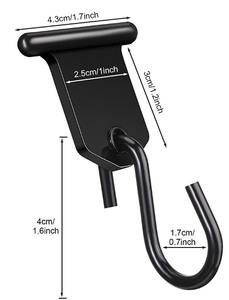 Ganchos para luces <span class=keywords><strong>de</strong></span> toldo <span class=keywords><strong>de</strong></span> autocaravana, juego <span class=keywords><strong>de</strong></span> ganchos en forma <span class=keywords><strong>de</strong></span> S para colgar luces <span class=keywords><strong>de</strong></span> fiesta <span class=keywords><strong>de</strong></span> navidad - Product Image 2