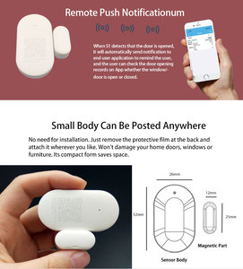 <span class=keywords><strong>Alarm</strong></span> jendela pintu keamanan S1, Sensor nirkabel <span class=keywords><strong>Alarm</strong></span> pencuri Sensor pintu dapat dikonfigurasi instalasi mudah - Product Image 4