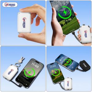 Portable <b>Mini</b> Keychain Charger Mobile Power Supply Energy Battery Customized Emergency Power Bank 2000mah Keyring Power Bank - Product Image 4
