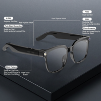 Lunettes Intelligentes IA avec Caméra 8MP, Enregistrement, Assistant Vocal, Traduction – Lunettes Optiques pour Voyages d'Affaires