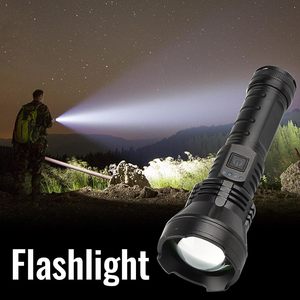 Linterna LED de Aleación de Aluminio de Doble Modo Integrada Flood-Spot - 2350 Lúmenes, Alcance de 230m, Indicador de Porcentaje de Batería - Product Image 3