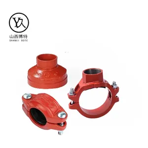 grooved flexible coupling galvanized malleable iron pipe fittings