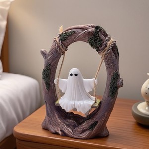 Columpio de Halloween con temática de Halloween, modelo de adorno de fantasma, artesanía, fantasmas espeluznantes, decoración, estatua coleccionable - Product Image 2