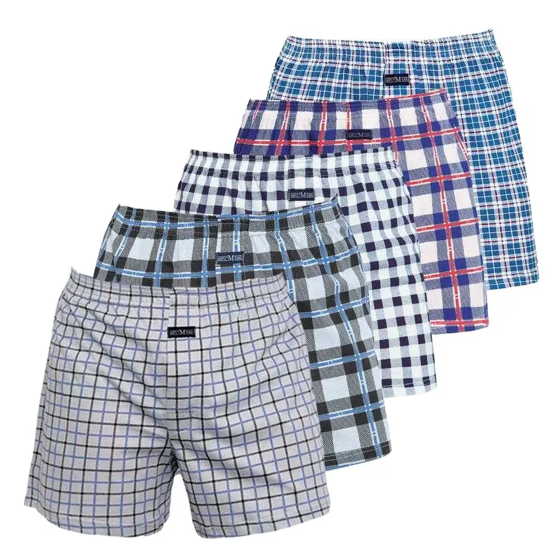 Comfy Loose Cotton cell s For Men Underwear Cotton Men Shorts Custom Elastic Band Mens Underwear
