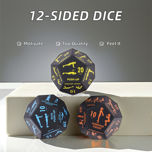 Bán Buôn Tùy Chỉnh <span class=keywords><strong>12</strong></span>-Hai Mặt Gỗ Xúc Xắc Chống-Căng Thẳng Công Cụ Đào Tạo Cho Nhà Tập Luyện & Trọng Lượng Thể Thao Cho Dnd Người Chơi - Product Image 3