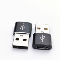 Adaptor OTG Laptop dari Aluminium Alloy 2.0, Adaptor USB C ke USB A untuk iPhone 16 15 Samsung S25