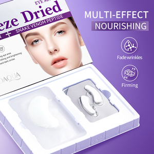 Masque pour les yeux lyophilisé <span class=keywords><strong>anti</strong></span>-rides au collagène et au venin de serpent BIOAQUA, marque privée, gel hydratant pour les yeux, patchs sous les yeux - Product Image 3