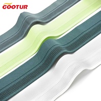Bande élastique haute élasticité de 45 mm de largeur, respirante, en maille, en forme de Y, jacquard, pour shorts de course