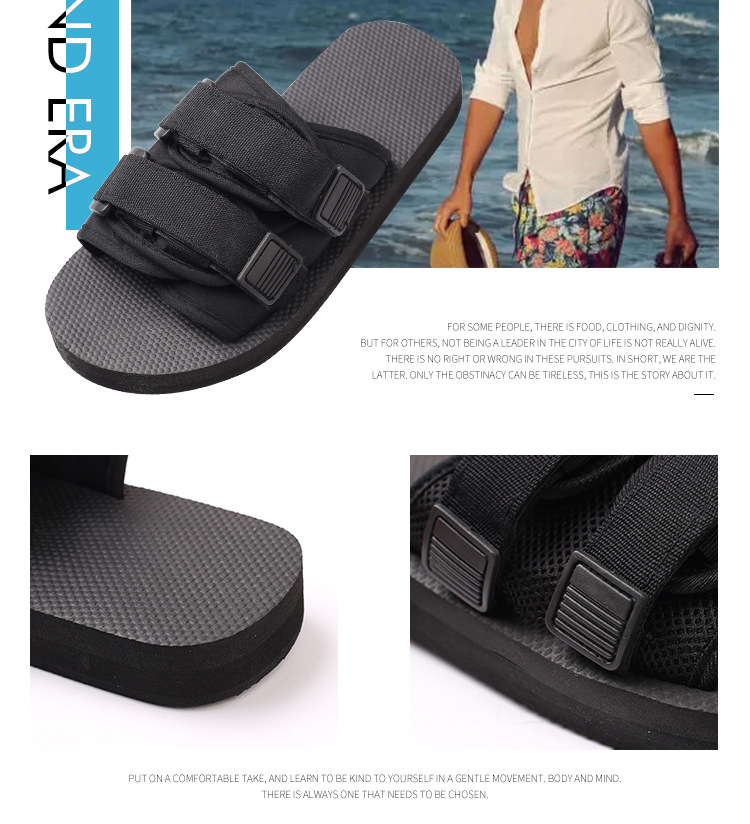 Unisex Outdoor Slides Slippers and Sandals Couple Slippers Open Toe Mens Sandals