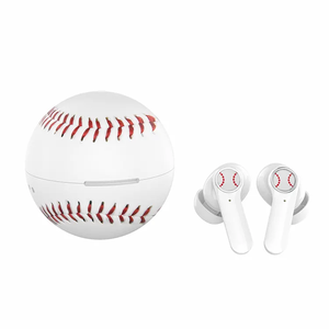 Écouteurs TWS personnalisés en forme de ballon de football, de basket-ball ou de tennis, appels HD, son HiFi, basses, écouteurs de jeu automatiques, intra-auriculaires, Bluetooth 5.0 - Product Image 4