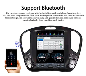 Navigatore Tesla da 10.4'' per Infiniti ESQ <span class=keywords><strong>Nissan</strong></span> <span class=keywords><strong>Juke</strong></span> 2011-2019, Sistema Multimediale Android, Radio Stereo <span class=keywords><strong>Auto</strong></span>, GPS, Carplay Wireless, 4G - Product Image 5