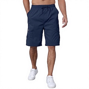 Pantalones Cortos Deportivos para Entrenamiento, Correr, con Cordón Ajustable, Elásticos, 100% Poliéster, Secado Rápido, Tejido Liso Teñido, para Ejercicio y Tenis - Product Image 3