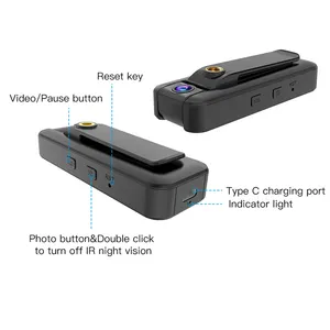 CB77W WiFi Mini cámara portátil 1500mAh batería recargable cámara portátil WiFi pequeña cámara inalámbrica