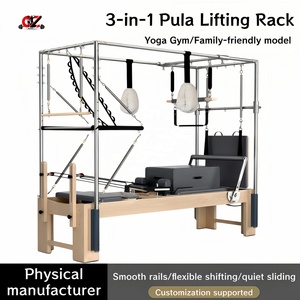 CZFIT Reformer Cadillac de Pilates en Bois avec Trapeze Complet, Combo Studio Pilates Cadillac Reformer - Product Image 1