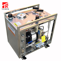 Bomba de prueba hidrostática del sistema de refuerzo accionado por aire Máquina de prueba de 10.000 Psi