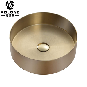 อ่างล้างจานสีทองงานแฮนด์เมดสำหรับห้องครัวดีไซน์หรูหราทำจากสเตนเลสสตีลที่เหนือกว่า - Product Image 3