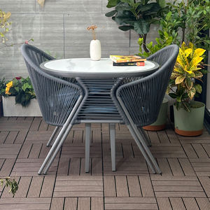 Set Tavolino da Caffè per Arredamento da Esterno e Balcone, Mobili Salvaspazio per Sedie da Ristorante e Bar - Product Image 5