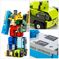 Kit de construction robot de déformation intégré numérique, blocs de construction en plastique, briques de jouets, bricolage