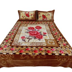 Vente en gros de <span class=keywords><strong>couverture</strong></span> super douce de haute qualité à bas prix ensemble de literie avec taie d'oreiller <span class=keywords><strong>couverture</strong></span> Raschel - Product Image 1