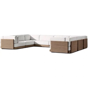 Muebles modernos para exteriores sofá de tela de ratán sofá de jardín de ocio impermeable para patio piscina jardín - Product Image 4