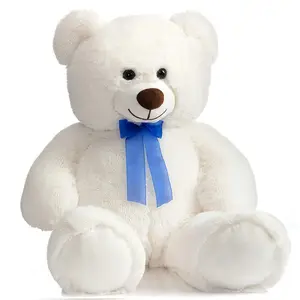 Giant Big Doll White Teddy Bear Fluffy Soft Kid Gift/Giant White Teddy Bear plush toys