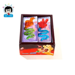 Ventas al por mayor Funny <span class=keywords><strong>Rock</strong></span> <span class=keywords><strong>Paper</strong></span> <span class=keywords><strong>Scissors</strong></span> Shaped Gummy Candy Sabor a fruta sabrosa Soft Jelly Candy - Product Image 6