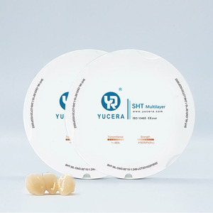 Disco in <span class=keywords><strong>Zirconia</strong></span> di Alta Qualità Marca SHT Yucera per Fresatrici Dentali e Sistemi CAD CAM, Disco Grezzo in <span class=keywords><strong>Zirconia</strong></span> Dentale - Product Image 6