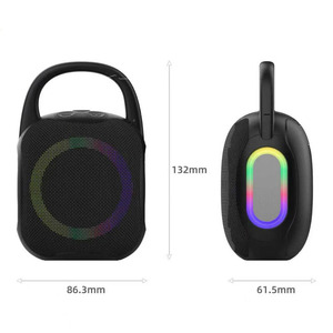 Caixa de Som Bluetooth Portátil com Luz Rítmica RGB à Prova d'Água IP56 para Atividades ao Ar Livre e Camping - Product Image 6