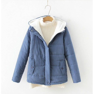 Abrigo con capucha de nieve de lana hinchada para <span class=keywords><strong>mujer</strong></span> Otoño Invierno <span class=keywords><strong>chaquetas</strong></span> acolchadas para <span class=keywords><strong>mujer</strong></span> 2022 para <span class=keywords><strong>mujer</strong></span> - Product Image 5
