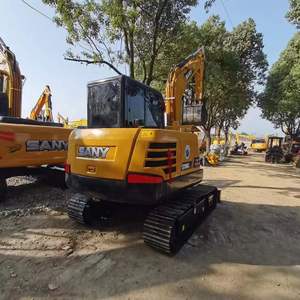 Mini-excavatrice Sany SY60C neuve 2023, marque chinoise, 60C 75C avec moteur et pompe Kubota, état d'occasion, mini-excavatrice de 6 tonnes - Product Image 3