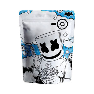 Bolsas Mylar Personalizadas de Calidad Exótica con Cierre Hermético a Prueba de Olores, Paquetes <span class=keywords><strong>Cali</strong></span> para 3.5g 7g 14g 28g, Empaque de Hierbas Tipo Cookie, Plástico PP - Product Image 5