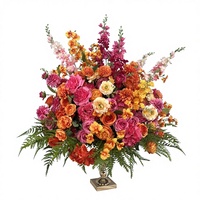 Boule de fleurs de mariage en soie artificielle, vente directe d'usine DKB, centre de table pour décoration d'événements de mariage