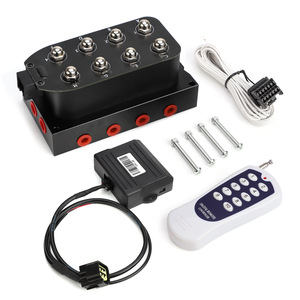 Colector de control de suspensión neumática Cnspeed con solenoide de 8 válvulas y control remoto para automóviles y motocicletas - Product Image 4