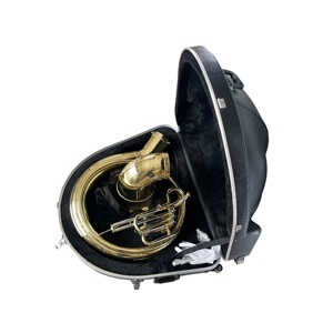 Seasound OEM <span class=keywords><strong>prix</strong></span> d'usine professionnel Sousaphone JYSS6000 BB ton corps en laiton de haute qualité trompette de Surface laquée d'or - Product Image 5