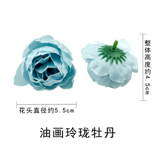 Fleur artificielle de pivoine en soie classique faite à la main de haute qualité, <span class=keywords><strong>toucher</strong></span> <span class=keywords><strong>naturel</strong></span>, imperméable, durable, prix de gros usine, pour la remise des diplômes - Product Image 5