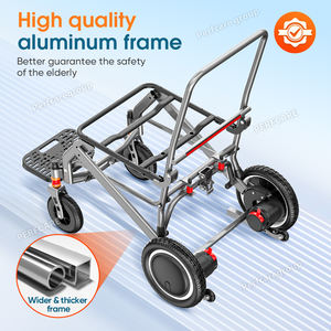 Fauteuil roulant électrique certifié CE, fauteuil roulant pour <span class=keywords><strong>personnes</strong></span> âgées, tout-terrain, antichoc, pour usage domestique, hospitalier et extérieur - Product Image 2