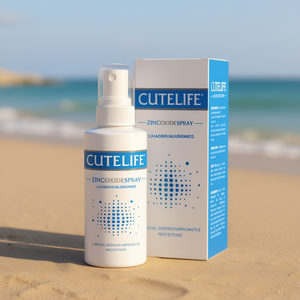 Cutelife Zinc Oxide <b>Moisturizer</b> 100mL with Hyaluronic Acid Soothing Dermopurifying Protective Body <b>Spray</b> - Product Image 3