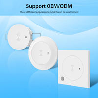 Détecteur de Mouvement Intelligent à Radar Sans Fil Wi-Fi Zigbee Bluetooth, en Matériau ABS, pour Maison Moderne, Capteur Corporel Intelligent avec Contrôle par Application